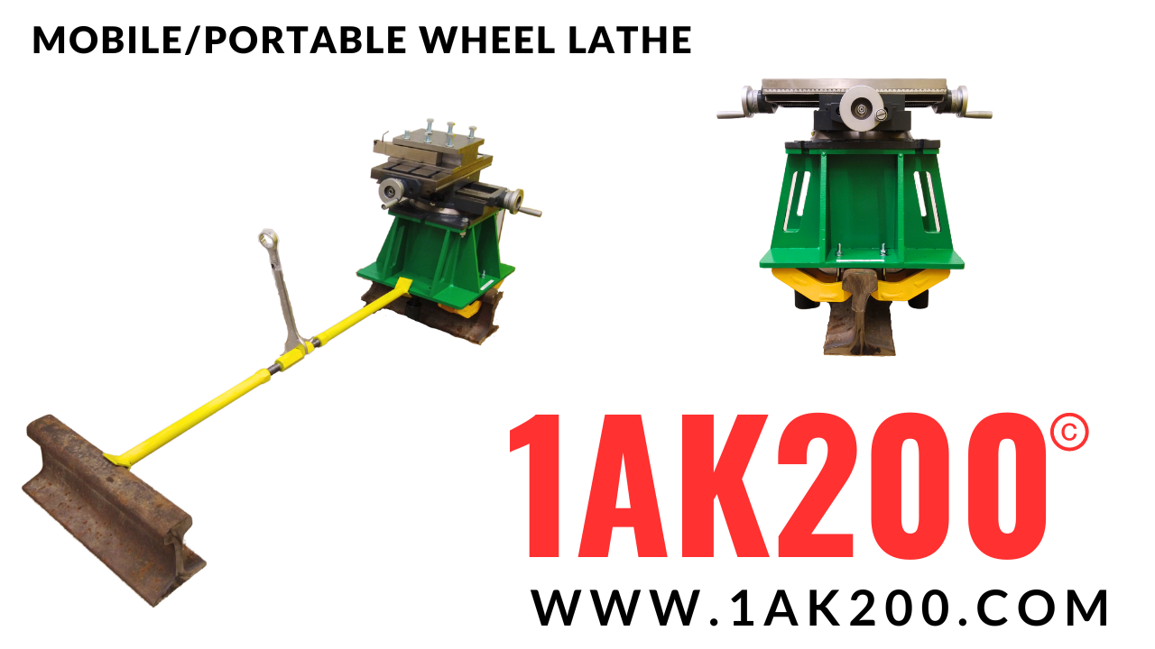 Portable wheel lathe 1AK200 COMPACT for sale